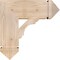 Ekena Millwork Olympic Arts & Crafts Smooth Bracket, Douglas Fir, 5 1/2"W x 18"D x 18"H BKT06X18X18OLY03SDF - alternate 3